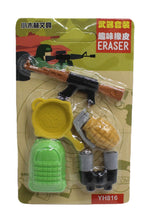IMPORTED BATTLEFIELD SET OF 7/8 ERASERS