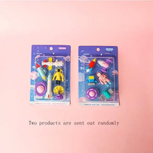 IMPORTED AERONAUTICAL SPACE SET OF 6 ERASERS PACK