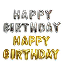 HAPPY BIRTHDAY FOIL BALOON LETTERS