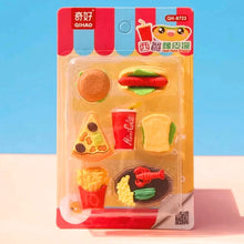 IMPORTED DELICIOUS FEAST 7 ERASERS PACK