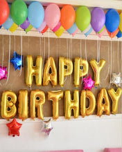 HAPPY BIRTHDAY FOIL BALOON LETTERS