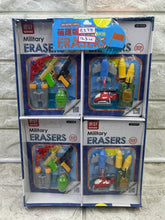 IMPORTED BATTLEFIELD SET OF 7/8 ERASERS