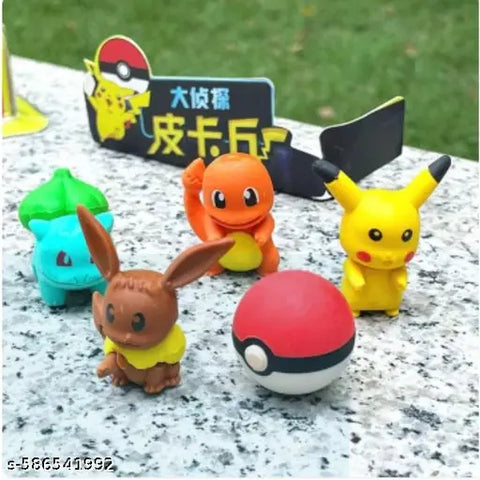 IMPORTED PIKACHU ERASERS SET