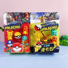 IMPORTED PIKACHU ERASERS SET